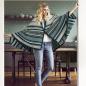Preview: Biederlack Poncho - Ethno Petrol
