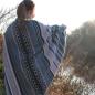 Preview: Biederlack Poncho - Ethno Petrol