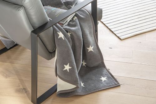 Ibena Wohndecke - Atlanta Grau