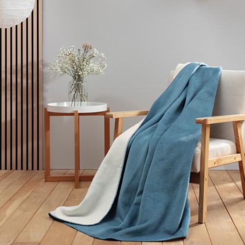 Biederlack Wohn- und Kuscheldecke - Doubleface