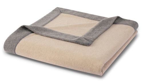 Biederlack Wolldecke - Prado sand