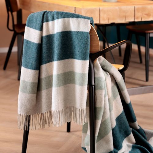 Biederlack XL Kaschmirplaid - Teal Charming