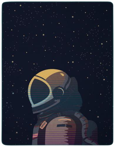 Biederlack Kinder- und Jugenddecke - Astronaut