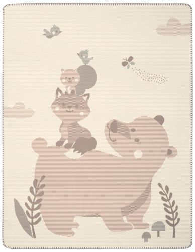 Biederlack Babydecke - Foxy & Friends