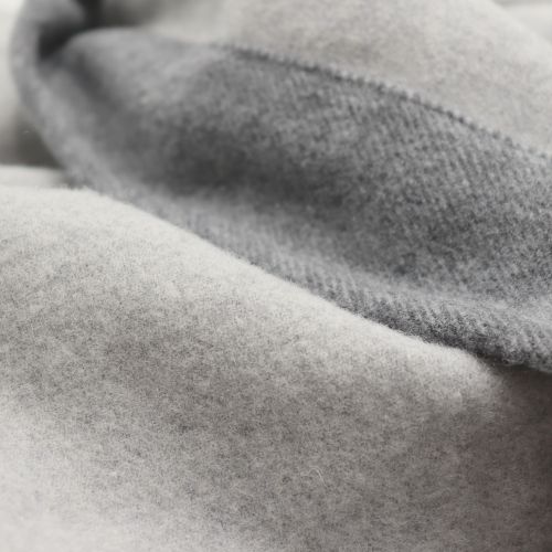 Biederlack Wolldecke - Prado grey