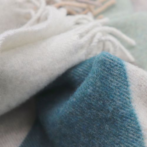 Biederlack XL Kaschmirplaid - Teal Charming