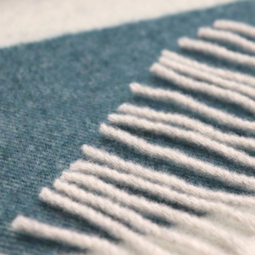 Biederlack XL Kaschmirplaid - Teal Charming