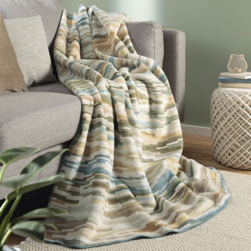 Biederlack Decke - Mission teal