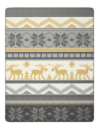Biederlack Wohndecke - Winter Knit
