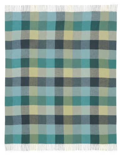 Biederlack Fransenplaid - Green Schades