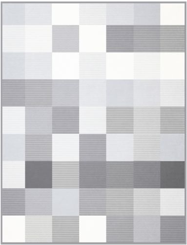 Biederlack Baumwolldecke - Grey-Woven