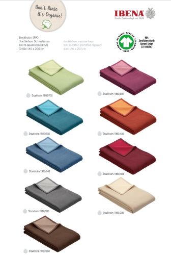 Ibena Baumwolldecke - Stockholm