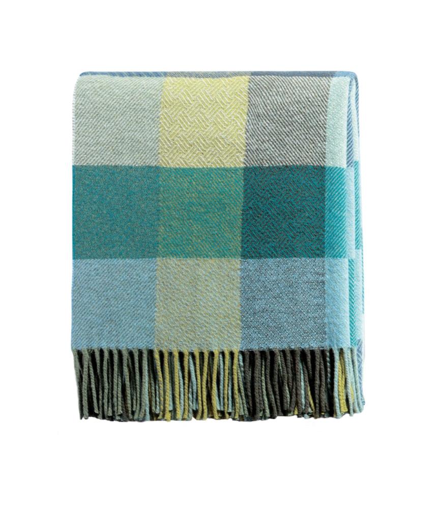 Biederlack Fransenplaid - Green Schades