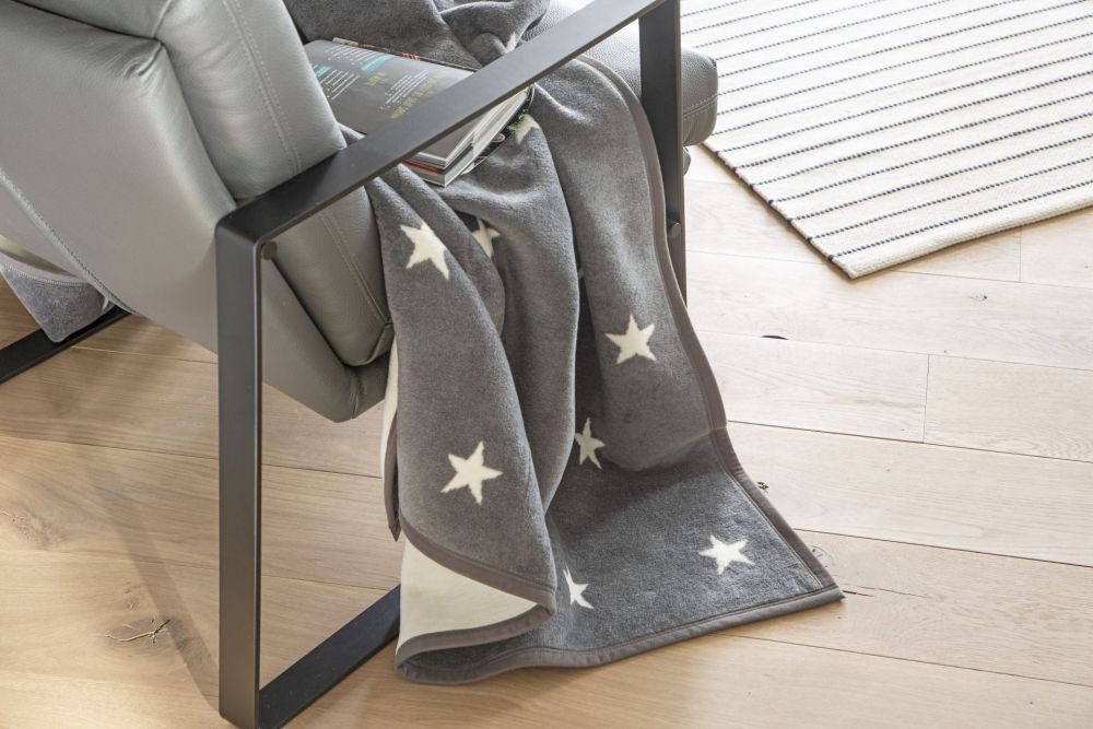 Ibena Wohndecke - Atlanta Grau