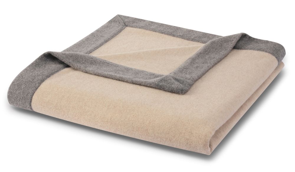 Biederlack Wolldecke - Prado sand