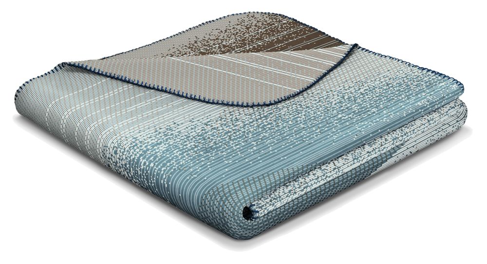 Biederlack XXL Wohndecke - Ocean Wave 220x240cm