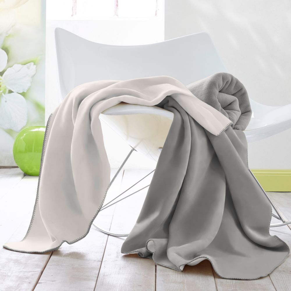 Biederlack Wohn- und Kuscheldecke - Doubleface