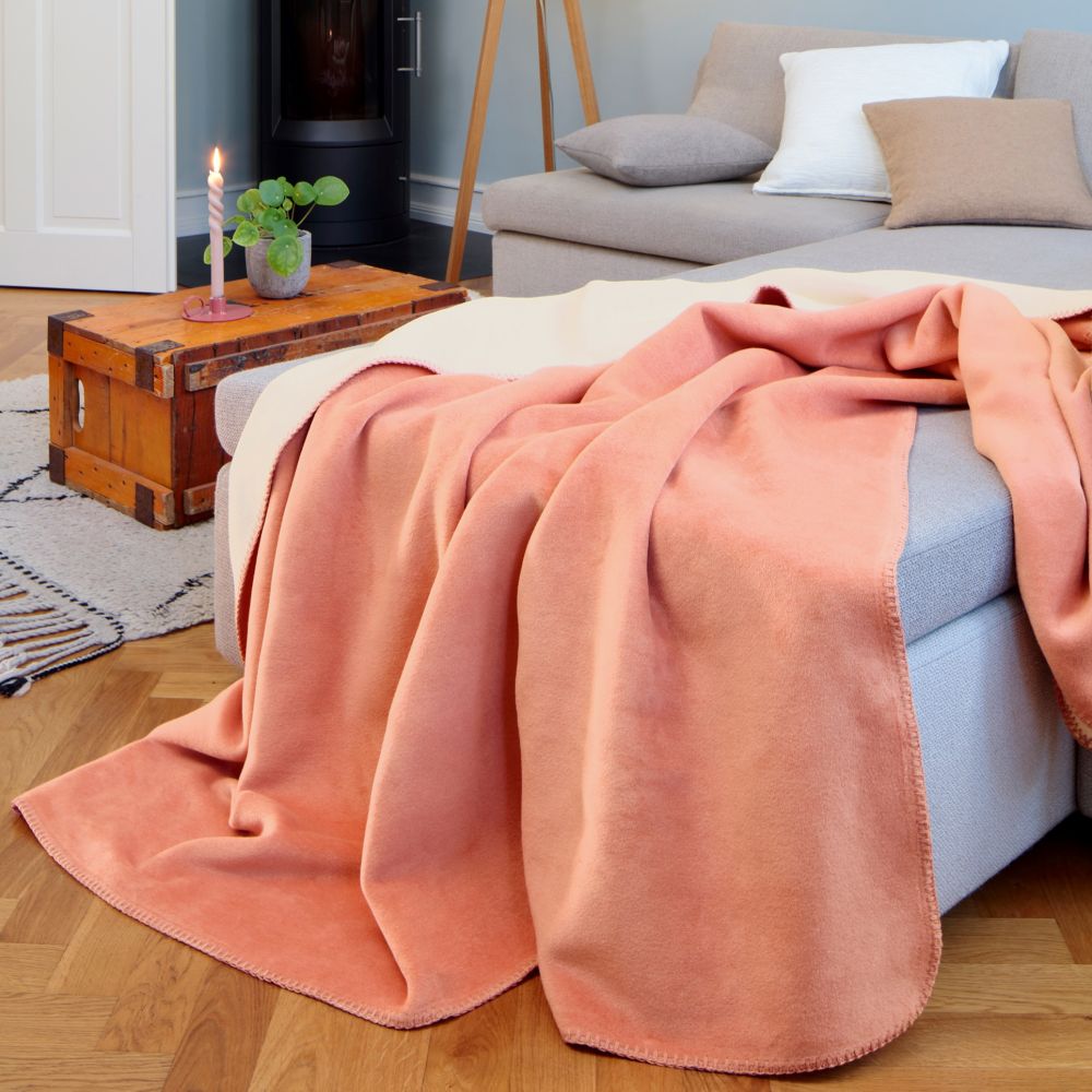 Biederlack Wohn- und Kuscheldecke - Doubleface