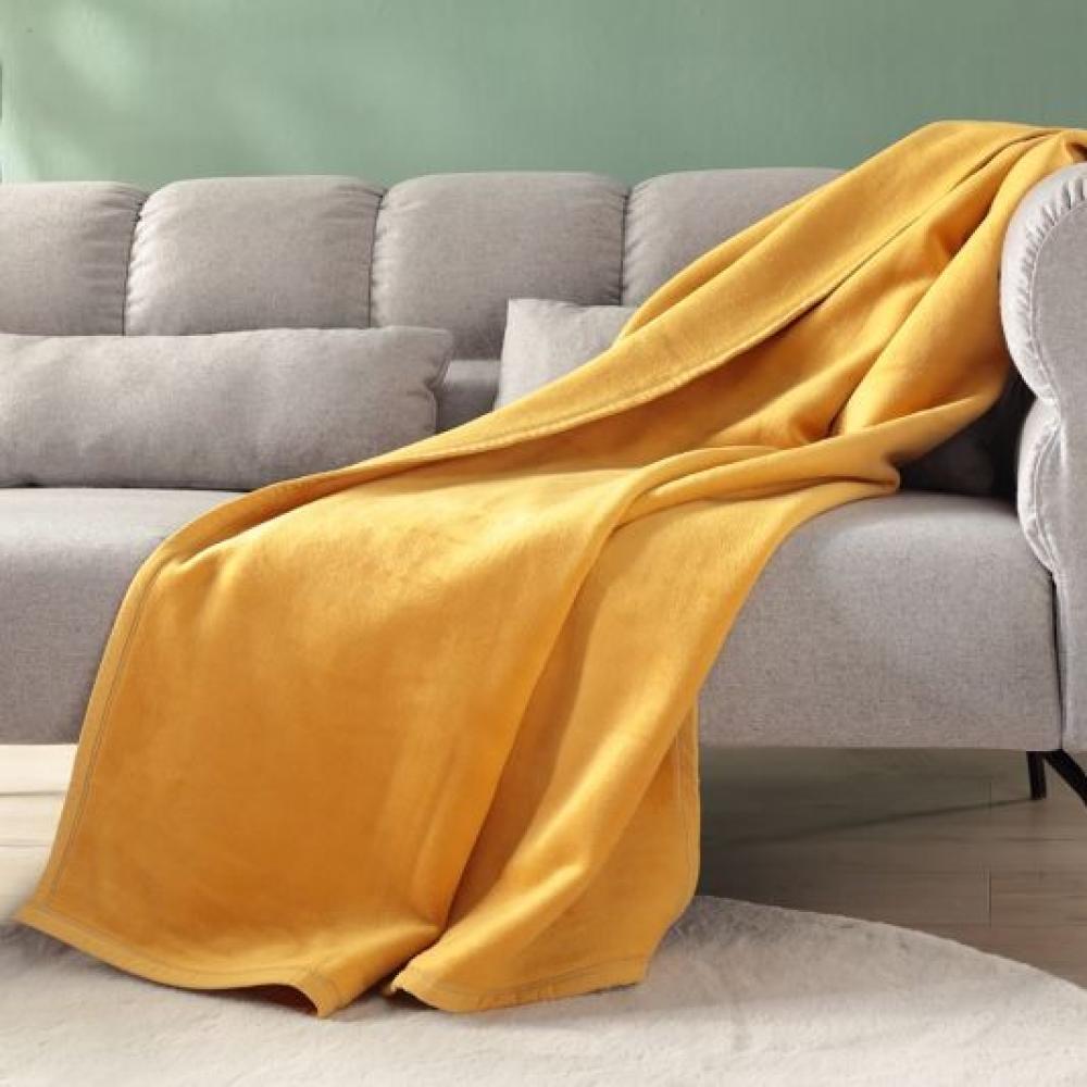 Biederlack Baumwolldecke Uni - 100% Baumwolle