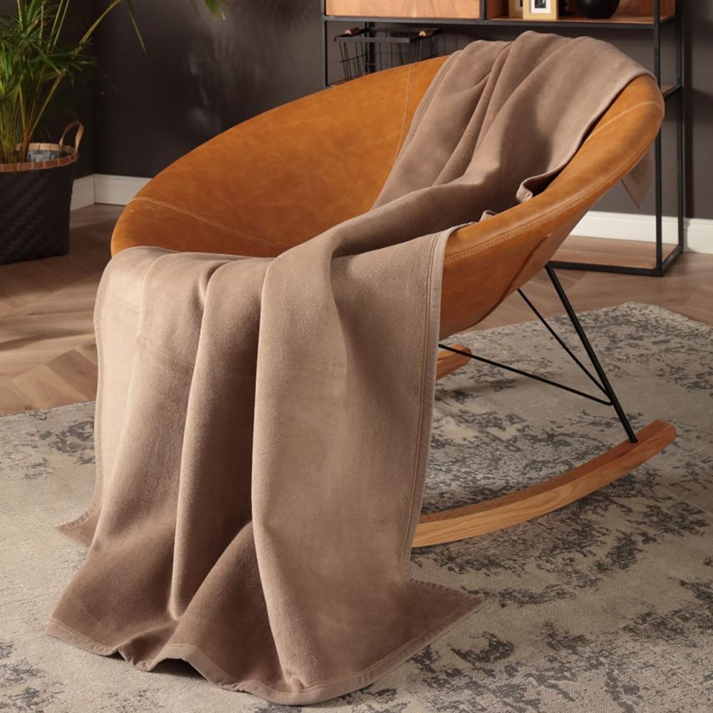 Biederlack Baumwolldecke Uni - 100% Baumwolle