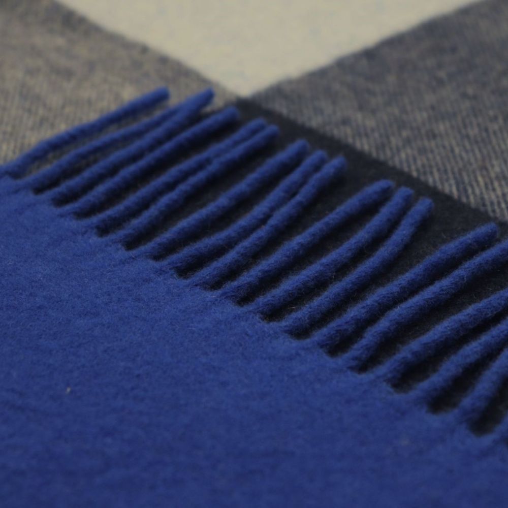 Biederlack Kaschmir-Plaid - Bright Square