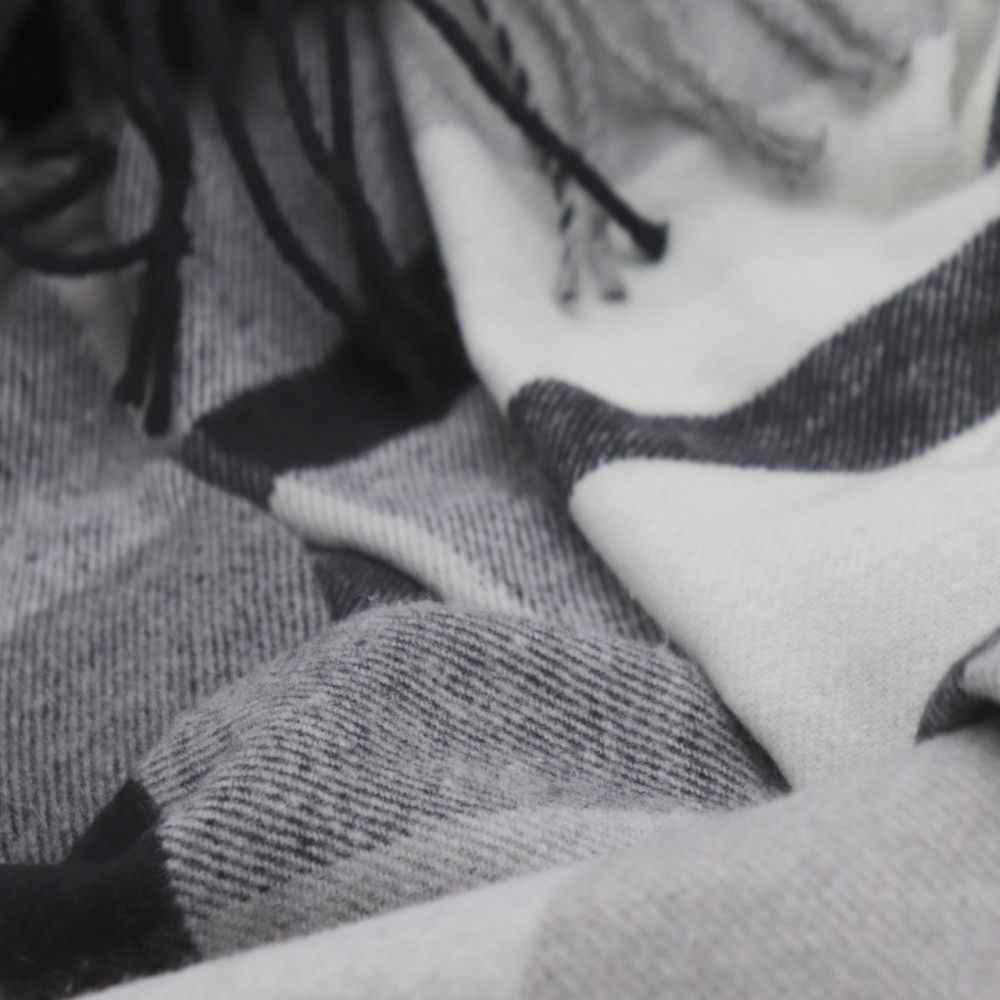 Biederlack Fransenplaid - Harmony grey