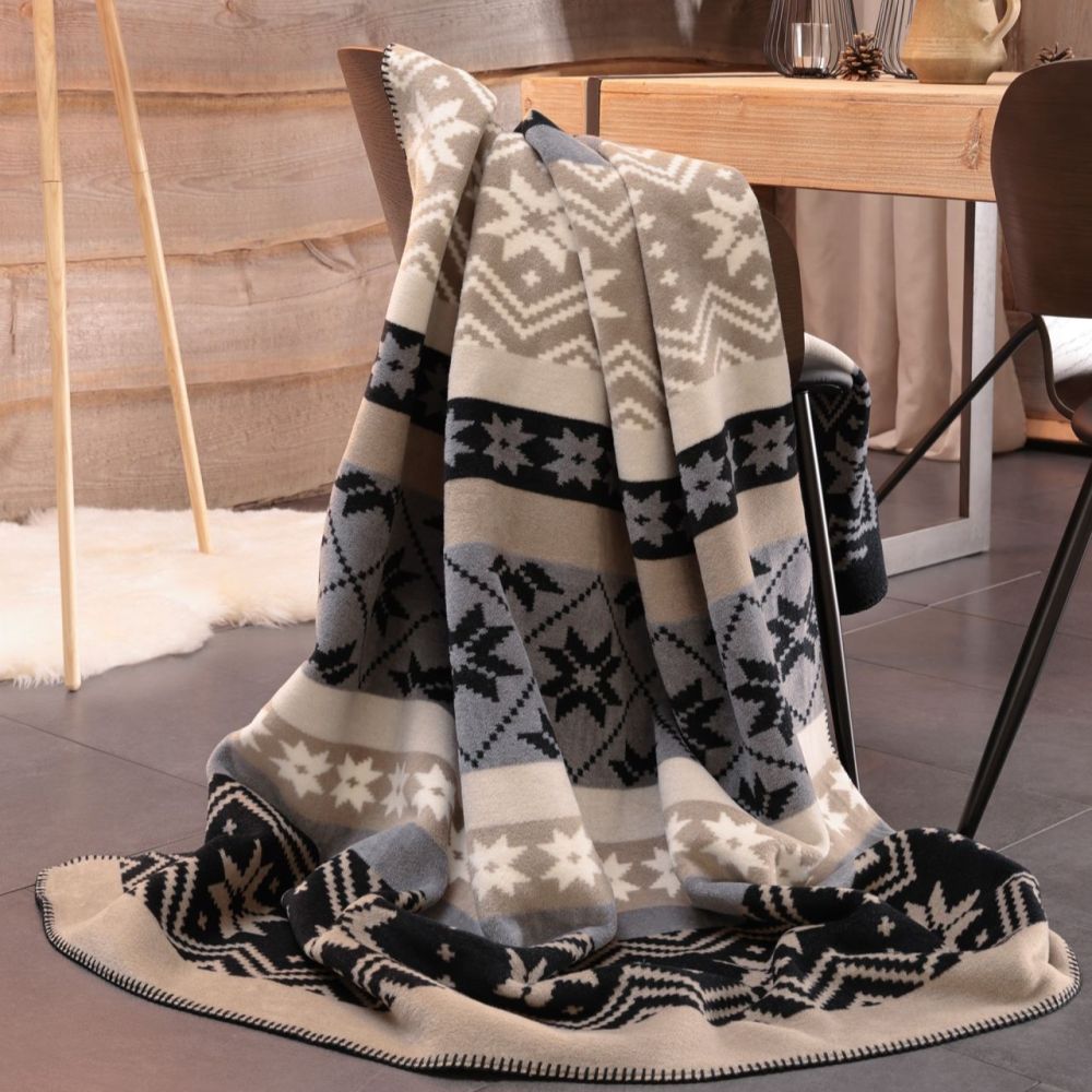 Biederlack blanket - Winter Braid