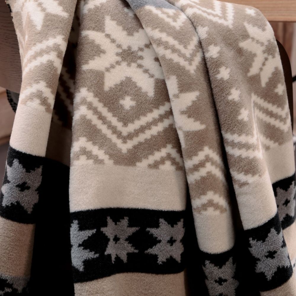 Biederlack blanket - Winter Braid