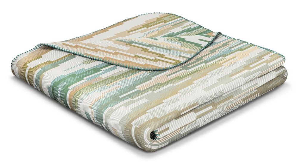 Biederlack Decke - Mission teal