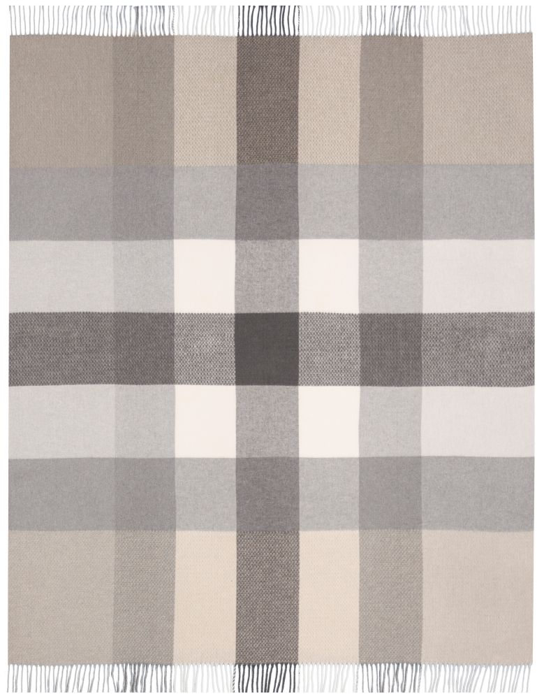 Biederlack Fransenplaid - Desire grey