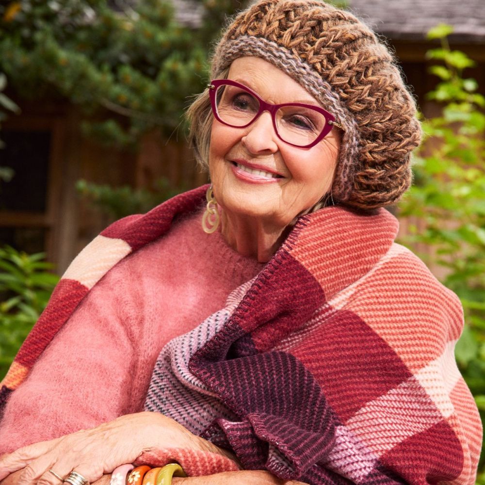 Biederlack Kuscheldecke - Ruby Check