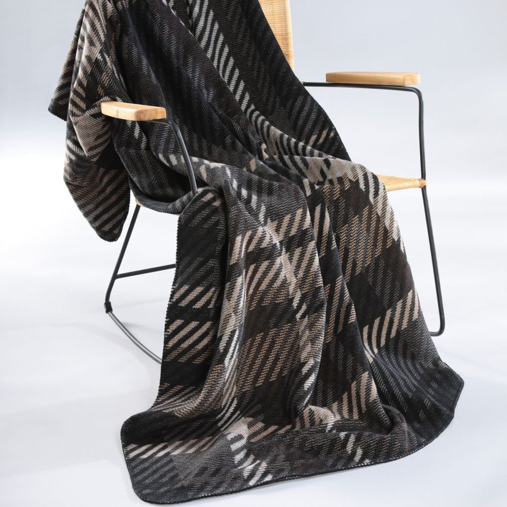 Biederlack Decke - Midnight Elegance