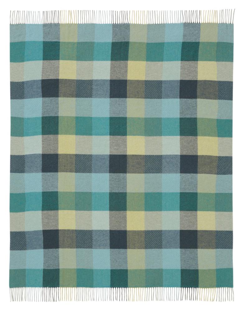 Biederlack Fransenplaid - Green Schades