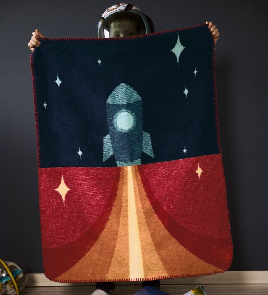 Biederlack Babydecke - Little Rocket