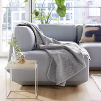 Ibena Wohndecke - Nazca grau