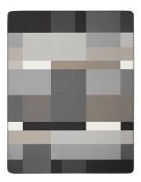 Biederlack XXL blanket - Black Part 220x240cm