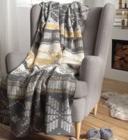 Biederlack Wohndecke - Winter Knit